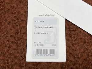 Assembly Label Tulsa Mohair Knit size XS/S - 4