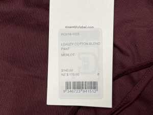 Two pairs of Assembly Label Loxley Cotton Blend Pants size 8 - 4
