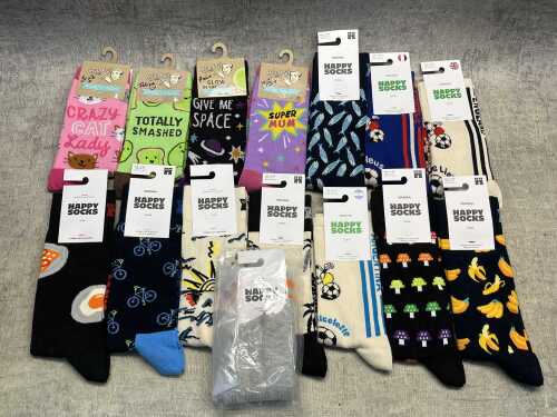 Group of novelty socks