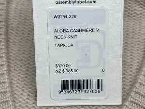 Assembly Label Alora Cashmere V Neck Knit size 8 - 4