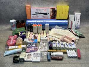 Group of beauty products