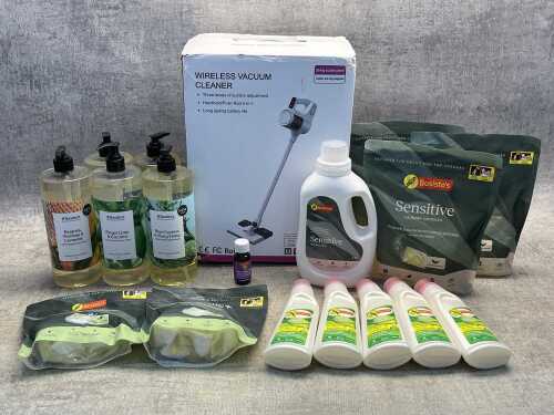 Group of Bosisto's cleaning products
