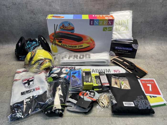 Group of sporting equipment