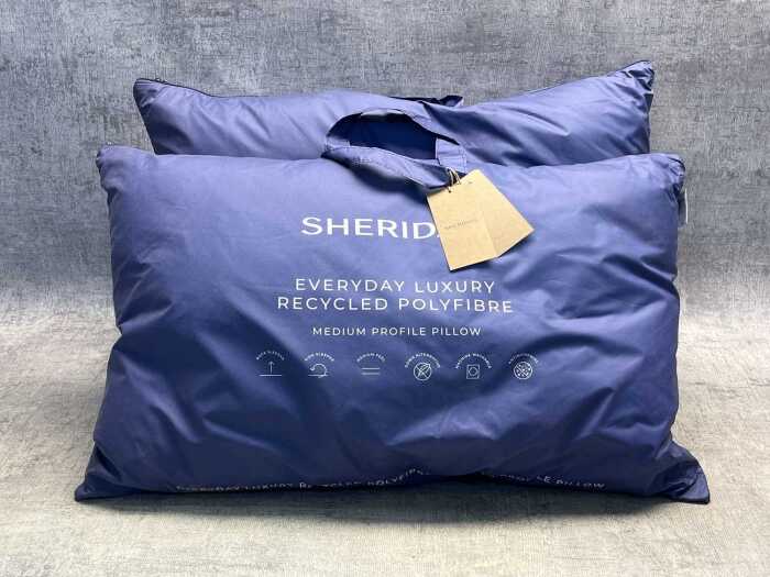 Two Sheridan Everyday Luxury medium profile pillows