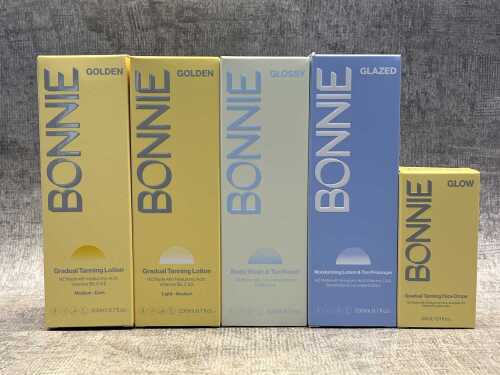 Group of Bonnie tanning products