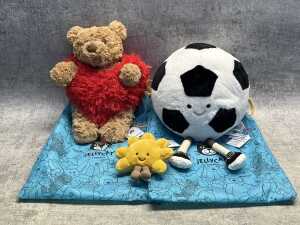 Three Jellycat toys