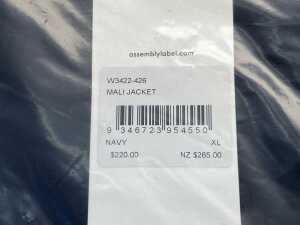 Assembly Label Mali Jacket size XL - 4