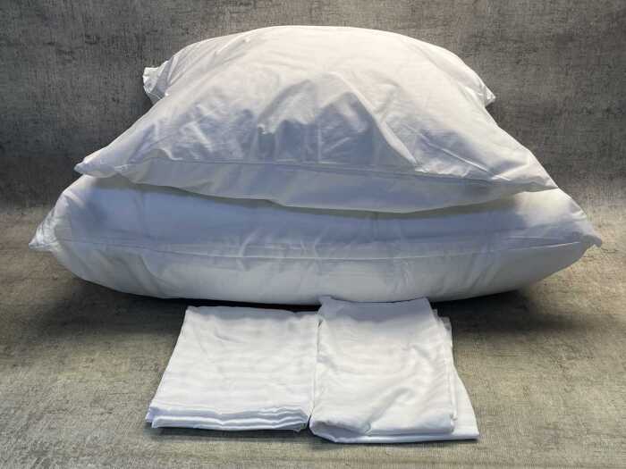 Two Elegante pillows & cases