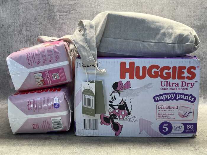 Group of baby products