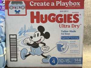 Group of Huggies boys nappies - 2