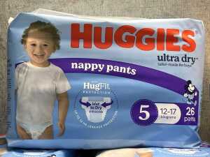 Group of Huggies boys nappies - 3