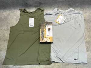 Three pieces of 2XU Men's activewear size M