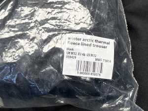 Two pairs of Mountain Warehouse Winter Arctic Fleece Lined Trousers size 32 - 4