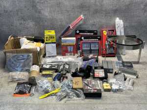 Group of garage products
