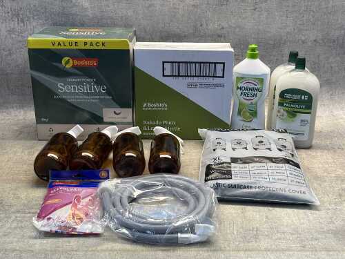 Group of cleaning products