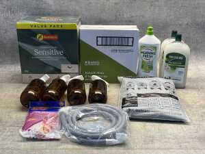 Group of cleaning products