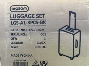 Mazam 3 piece luggage set - 2