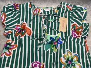 Gorman Abstract Flower Tie Smock Dress size 10 - 2