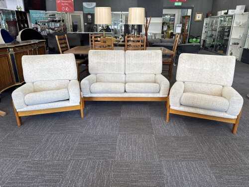 True Style Australian mid-century modern three-piece lounge suite