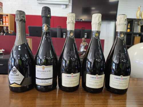 Mixed Prosecco, five bottles