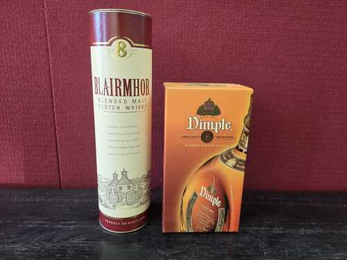 Mixed Scotch whisky, two bottles