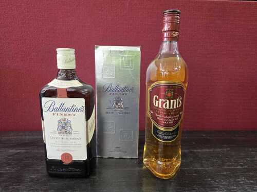 Mixed Scotch whisky, two bottles