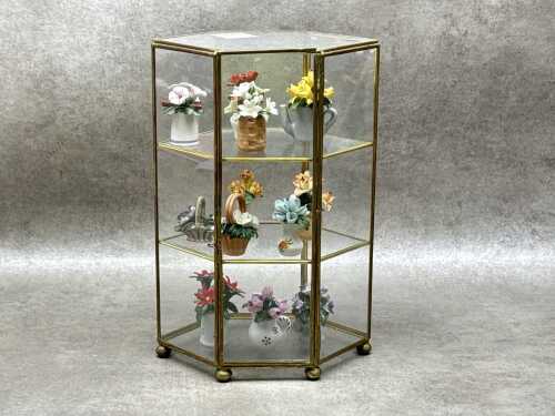 Franklin Mint 'The Flowers of the Year' miniature figures
