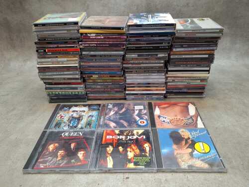 Assorted CDs including Bon Jovi