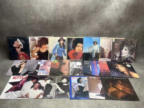 22 vinyl records featuring female artists
