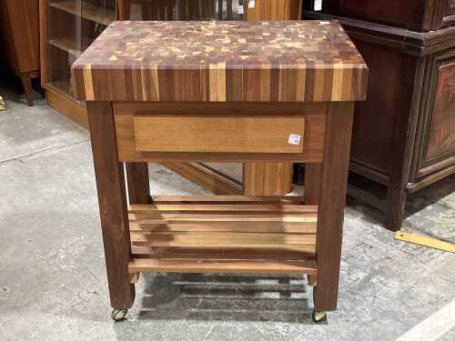 Timber butcher's block