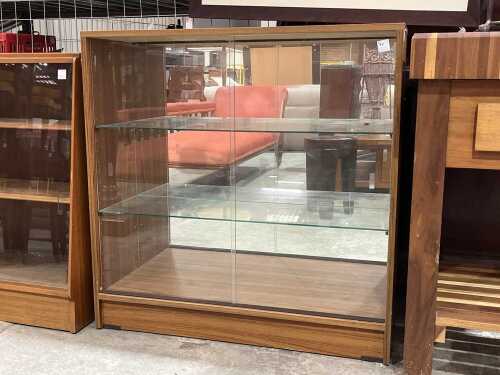 Mid-century benchtop display cabinet