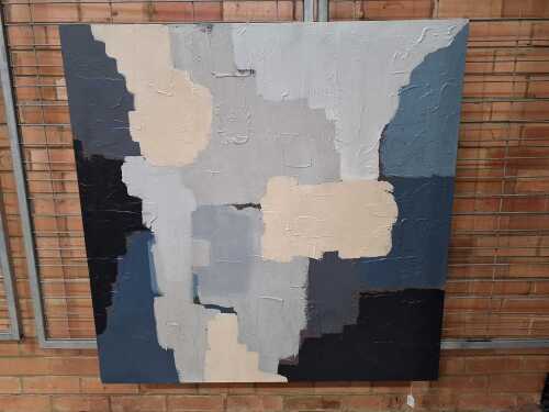 Sarah Brooke (designer), Contemporary artwork in grey and cream