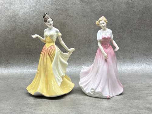 Two Royal Doulton porcelain figures including Julie and Jessica
