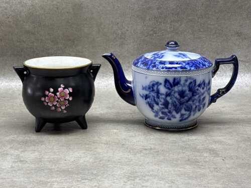 Two antique Carlton Ware porcelain pieces