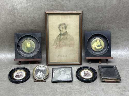 Collection of miniature portraits
