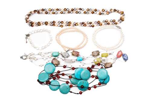 Collection of gemstone jewellery