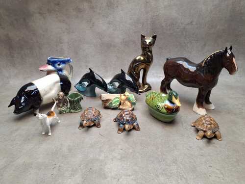 Animal figural ceramics