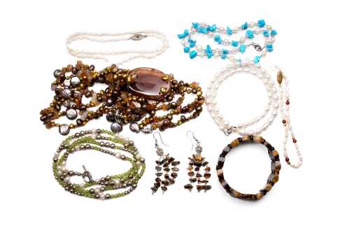 Collection of gemstone jewellery