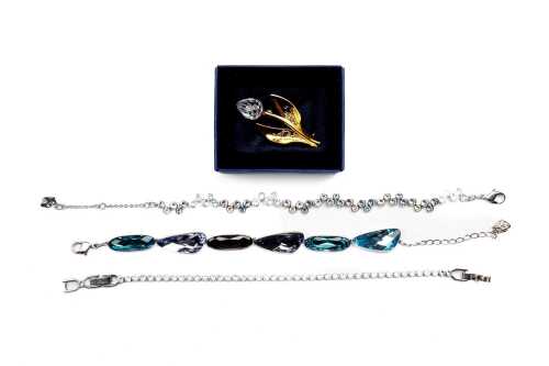 Collection of Swarovski crystal jewellery