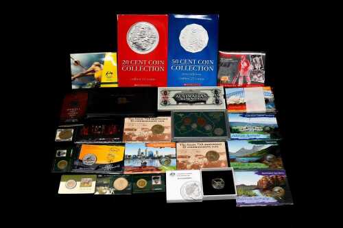 Group of assorted coins