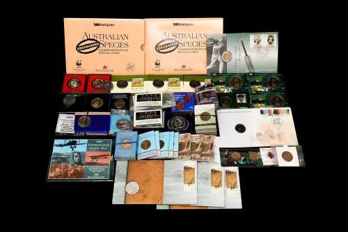 Group of Australian decimal mint coins.