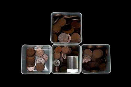 Group of Australian pre decimal pennies and half pennies
