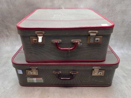 Two suitcases including a wardrobe suitcase