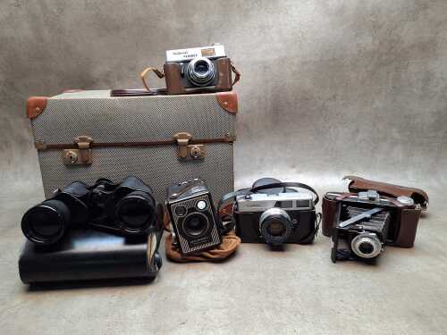 Film cameras and binoculars