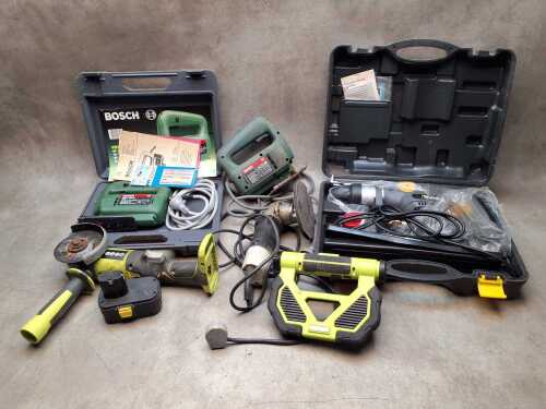 Power tools, including Bosch jigsaw