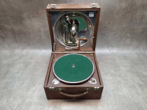 Decca 'Trench type' portable gramophone
