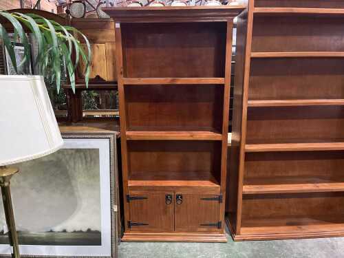 Timber bookshelf