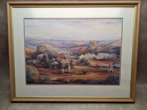 Kenneth Jack (1925-2006), Evening at Blinman, Flinders Ranges. Print on paper