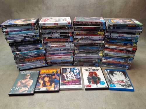 Large lot of DVDs inc Blu-ray discs