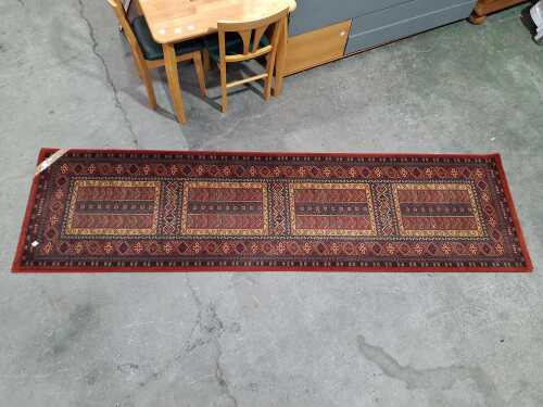 Turkish machine-made wool runner